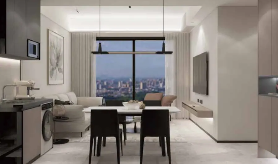Living and dining area
